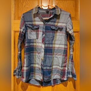 Eddie Bauer Multicolor Plaid Shirt Womens M